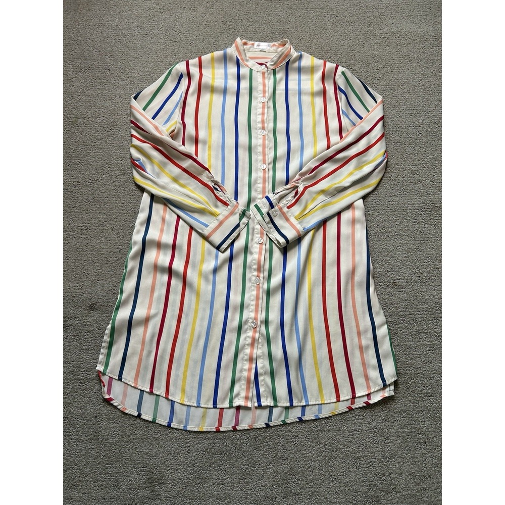 Summersalt The Silky Luxe Short Effortless Shirtdress Swim Cover-Up Multicolor S